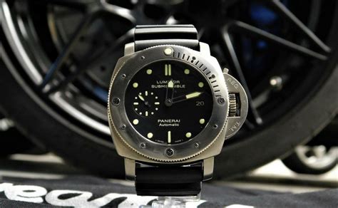 panerai submersible 305 titanium